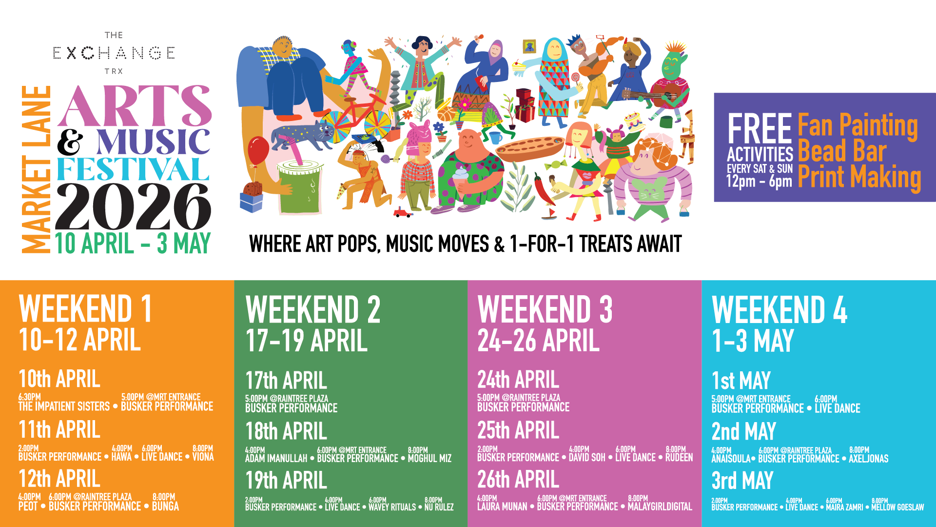 Arts & Music Festival Weekend Performances Image